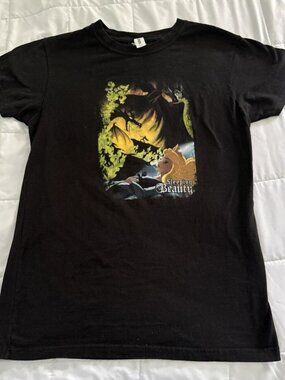 Walt Disney's Sleeping Beauty T Shirt-JUNIOR'S size XXL-Black